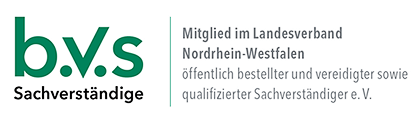Mitglied im Landesverband NRW öffentlich bestellter und vereidigter sowie qualifizierter Sachverständiger e.V.